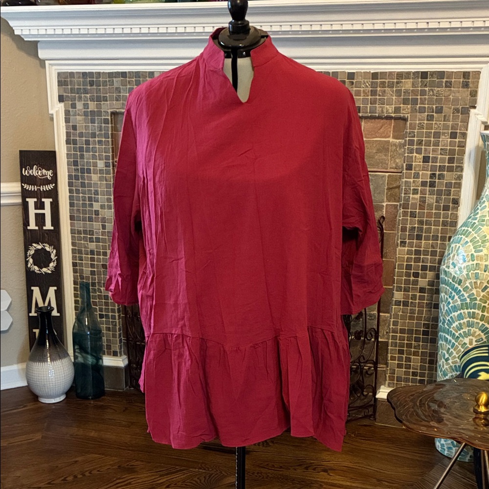 Chic Magenta Blouse for Women